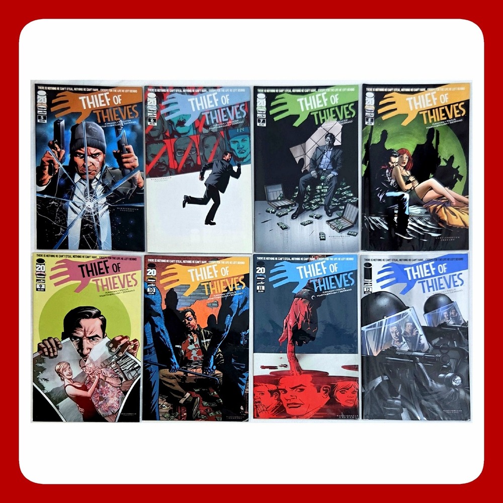Thief of Thieves Comic Book Lot Issues 5-12 Image Comics Kirkman Spencer VTG